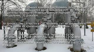 В ПХГ Украины осталось 14 млрд кубов газа