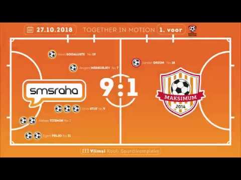 S. Viimsi FC Smsraha 9 : 1 S. Tartu Maksimum (Goals)