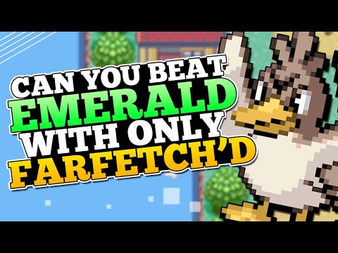 Can You Beat Pokemon Emerald With Only a Farfetch'd? - Pokemon Challenges