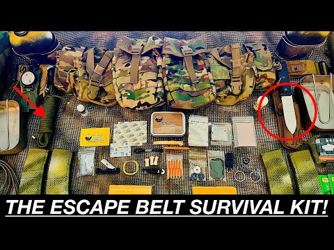 Military Escape Belt Survival Kit!