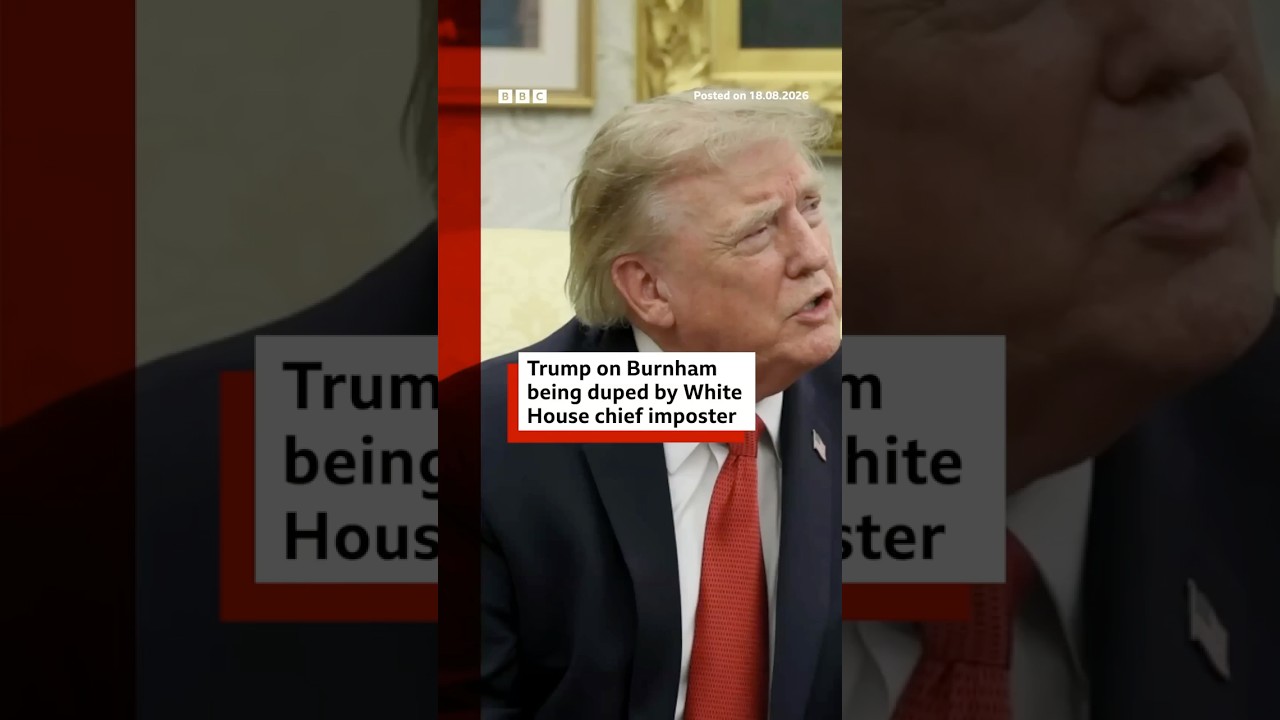 Video: Trump calls Burnham's texts with Wiles impersonator a miscommunication