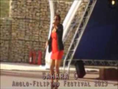 Sahara C performs at the Anglo-Filipino Festival 2013