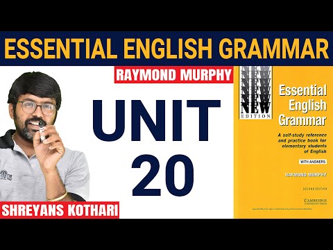 Raymond Murphy - Essential English Grammar | Present Continuous Practice Set (Unit 20)