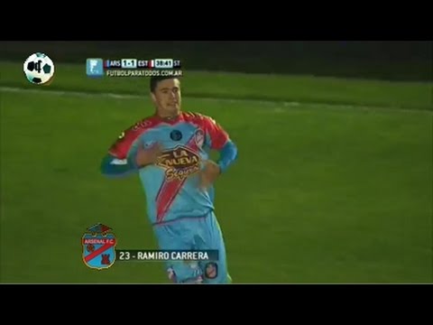 Gol Ramiro Carrera - Arsenal 2 Vs Estudiantes 1 - Primera División 2014