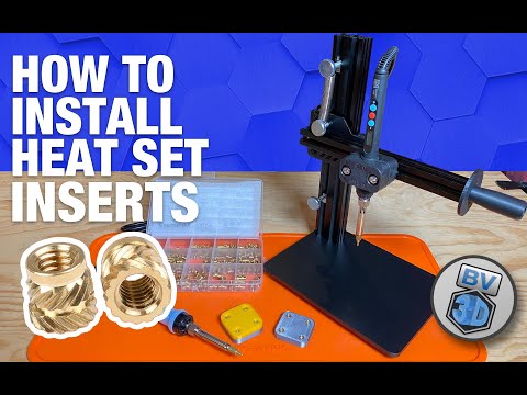 How To Install Heat Set Inserts in 3D Prints