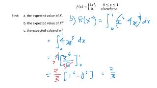 2018.01B Mean and Median for Continuous Random Variables
