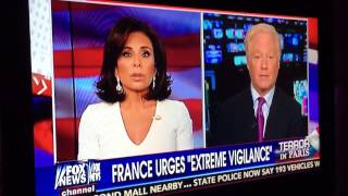 Emerson, who describes himself as a terrorism expert, runs an organisation called the Investigative Project on Terrorism.
He gravely told presenter Jeanine Pirro that Birmingham was now completely closed to non-Muslims: "...in Britain, it's not just no-go zones, there are actual cities like Birmingham that are totally Muslim where non-Muslims just simply don't go in."