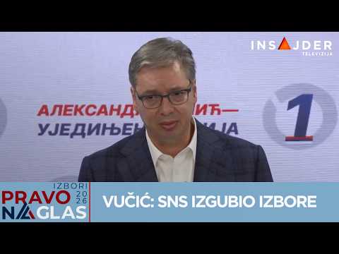 Vučić priznao poraz na izborima: 