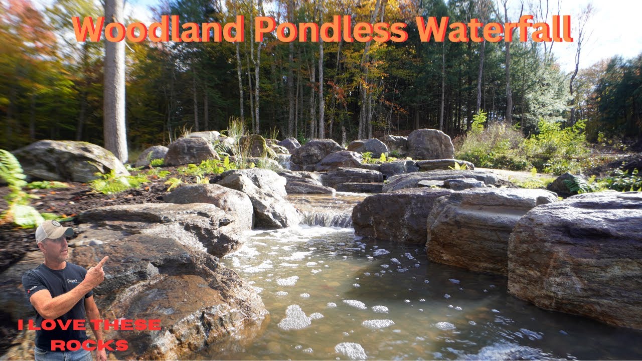 Pondless Waterfall Installation