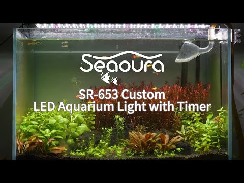 SR-653 LED Aquarium Light with WRB Channel Customization