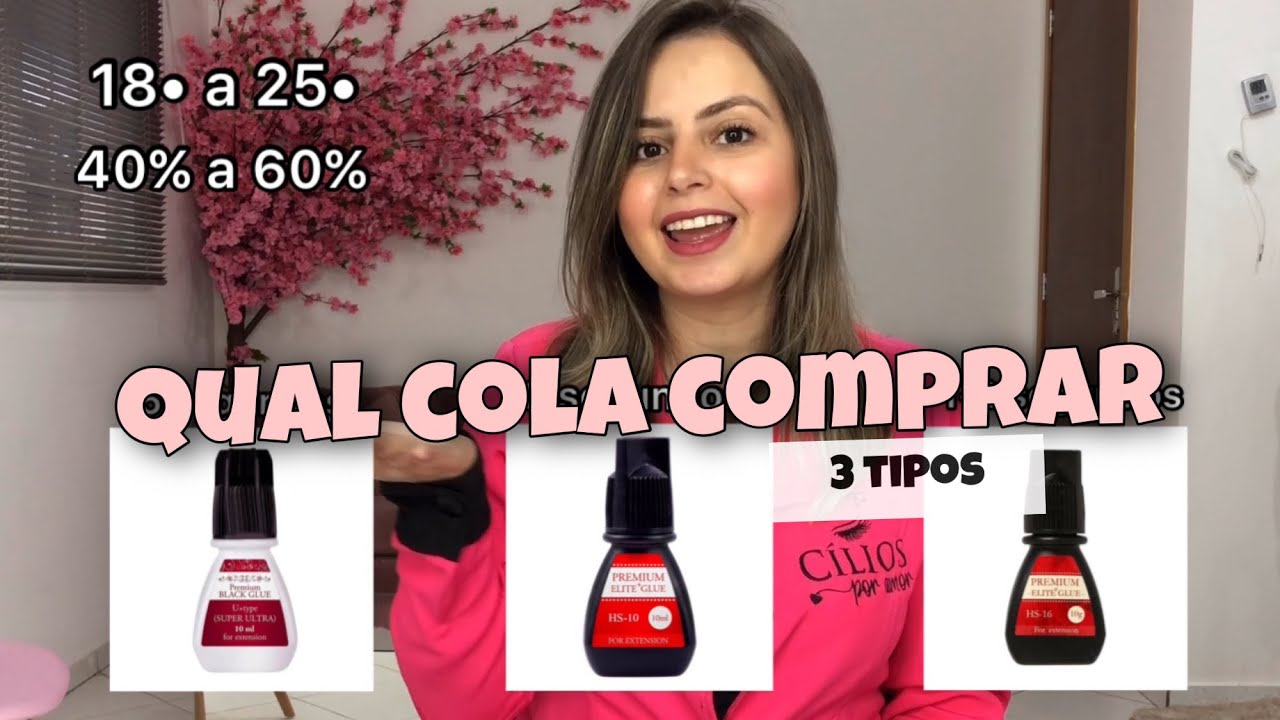 Watch Now COLA PARA EXTENSÃO DE CILIOS - 3 TIPOS COLA PARA EXTENSÃO DE CILIOS - 3 TIPOS