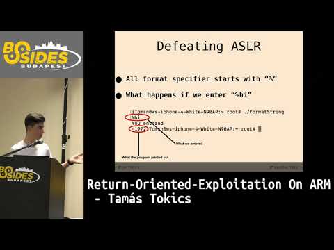 BSidesBUD2019: Return-Oriented-Exploitation On ARM - Tamás Tokics