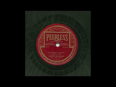 Adrian Gallardo - Quiereme Mucho - Peerless 2817