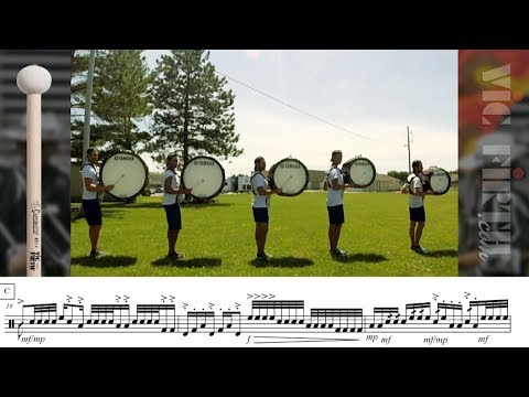 2014 Madison Scouts Bass Line - LEARN THE MUSIC!