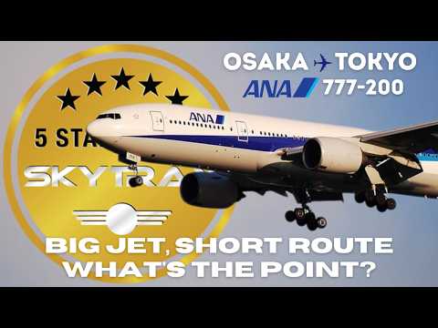 Krótki lot, wielki samolot – ANA 777‑200 [Eng]