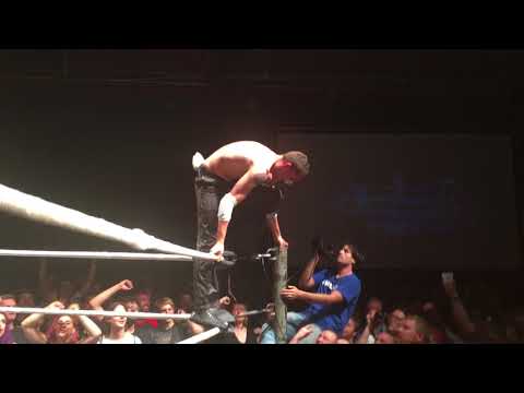Hoodslam:  Drugz Bunny Top Rope Dive