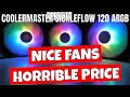 Coolermaster Sickleflow 120mm ARGB 3 In 1 PC Case Fan Kit Unboxing