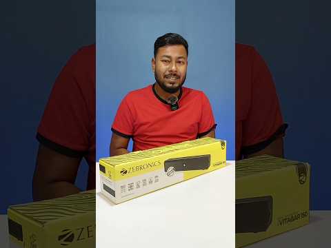 Thumbnail for Zebronics Zeb Vita Bar 150 Soundbar Unboxing #unboxing #soundbar #yt #youtubeshorts #shorts #short