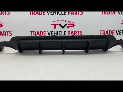 Fits BMW 4 Series F32 F33 F36 2013-2020 Rear Bumper Diffuser Spoiler Dual Mat Black video