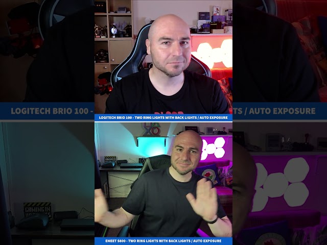 Vídeo relacionado con Logitech Brio 100, cámara web Full HD para reuniones y streaming, equilibrio de iluminación automático, micrófono integrado, tapa de privacidad, USB-A, Microsoft Teams, Google Meet, Zoom y más,Rosa