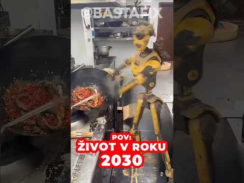 🤖Roboti nám vezmú joby🙈Basta Fix v roku 2030😅Myslíš že tak bude? #BastaFix #Vtip #Paródia #Satira