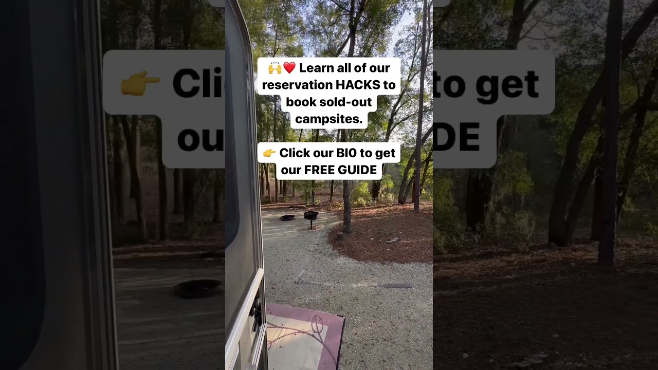 Tips To Snag Hard To Book Campsite Reservations! 🙌 #rvcamping