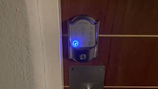 How to operate the Schlage Encode Smart Lock