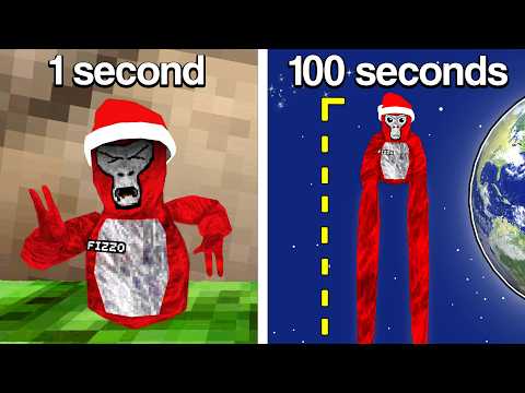 Gorilla Tag But Every Second My Arms GROW..