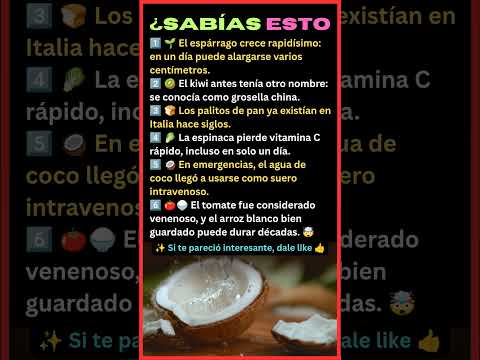 Datos de Comida que NO Sabías 😱 | Alimentos con Secretos Increíbles