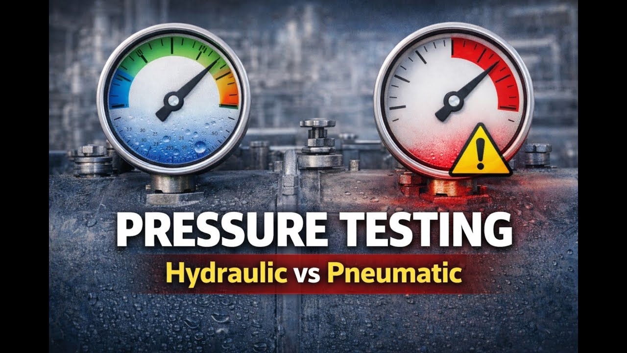 Hydrotest & Pneumatic Test – What Every Engineer Must Know
