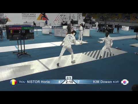 Cairo Worlds 2021 CME - L16 - Nistor ROU v Kim DW KOR