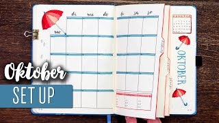 OKTOBER plan with me | BULLET JOURNAL setup 2019 | deutsch