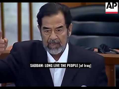 Saddam Hussein’s Chilling Reaction to His Death Sentence | Real Courtroom Footage (2006)