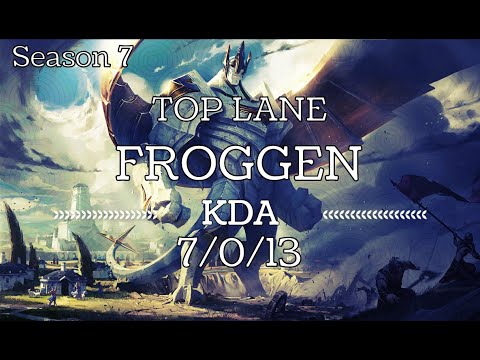 Froggen - Galio vs Kennen - NA - Gameplay Highlight S7