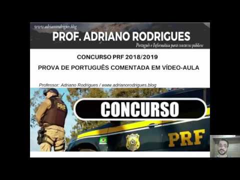 Concurso PRF 2019 - Prova de português comentada