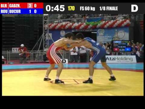 Bucur George - Gadzhiev Rizvan ( Belarus ) 60kg Freistil
