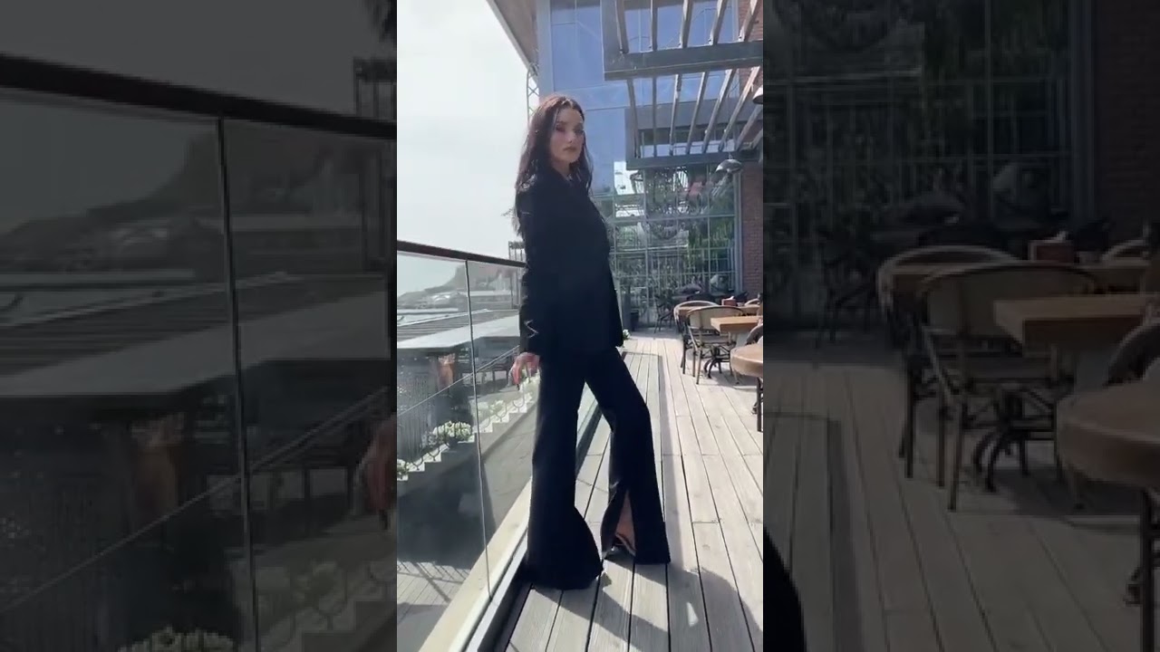 Tailleur giacca lunga e pantaloni