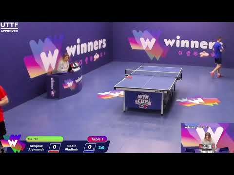 WINners CUP table 1 14.01 Skripnik Aleksandr - Siedin Vladimir 17:30