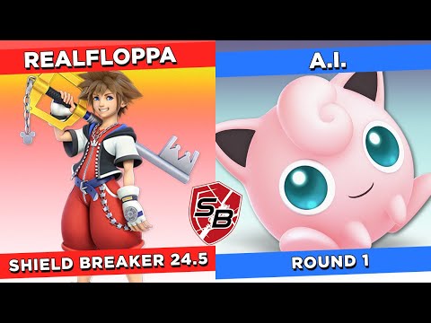 Shield Breaker 24.5 - RealFloppa (Sora) vs. A.I. (Jigglypuff)