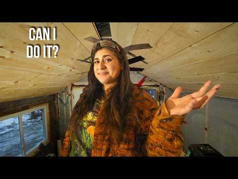 Interior Transformation Begins! My Off-Grid Cabin Makeover