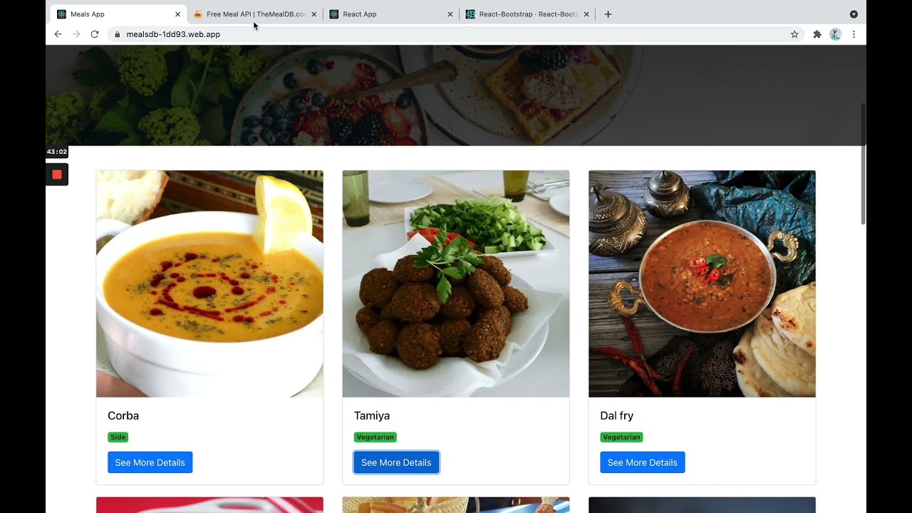 Mern project for beginners: building a meals app with React Express ...