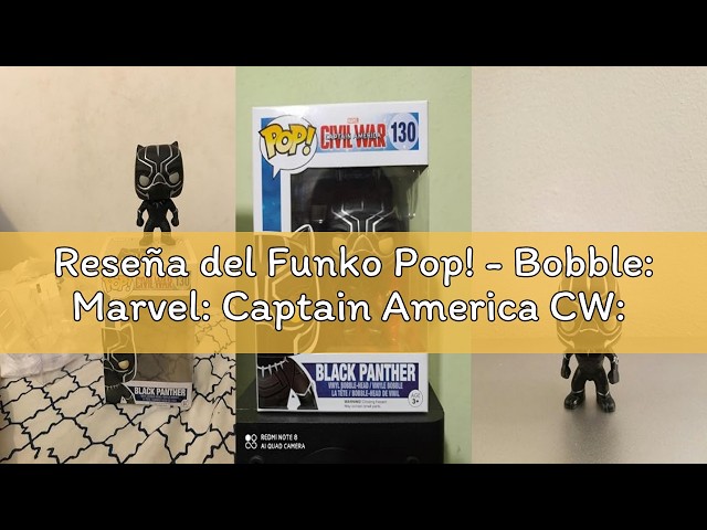Vídeo relacionado con Funko Pop! - Bobble: Marvel: Captain America CW: Black Panther (7229)