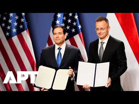 Secretary Rubio & Péter Szijjártó Sign Historic US-Hungary ...