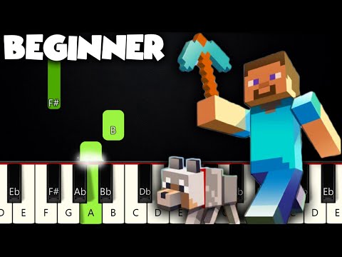 Sweden - Minecraft | BEGINNER PIANO TUTORIAL + SHEET MUSIC by Betacustic