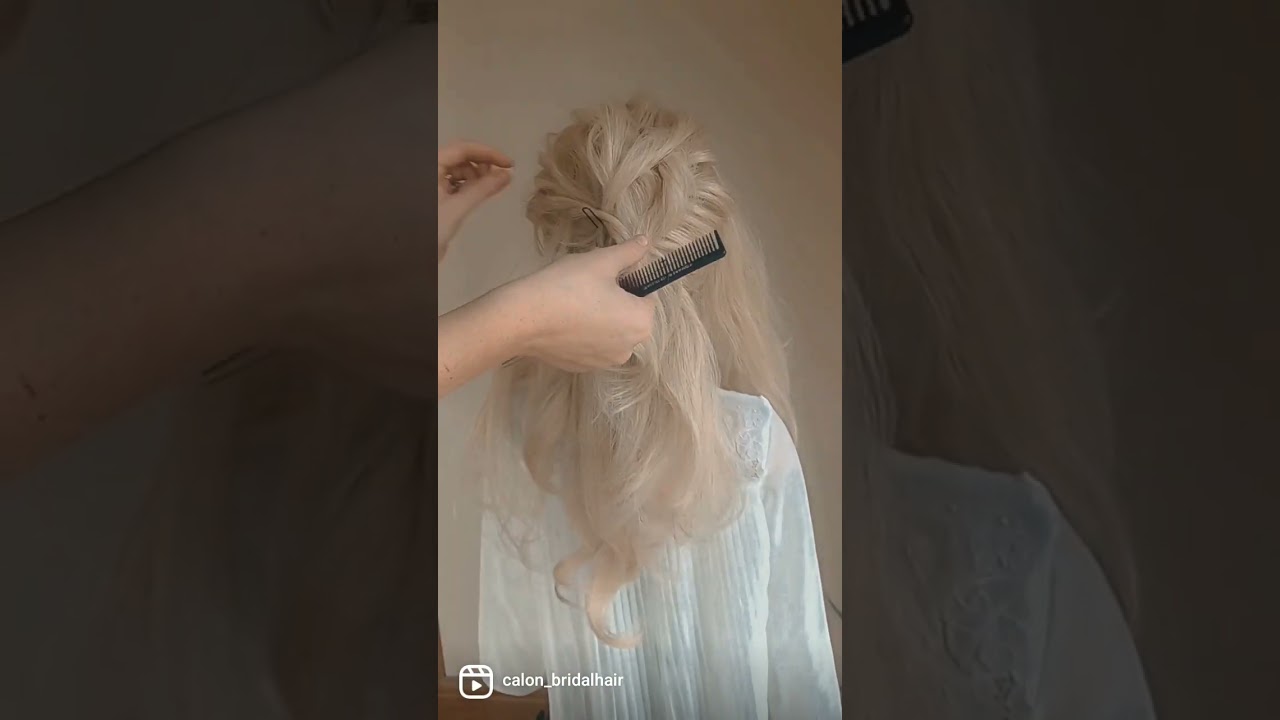 textured updo #hairstyle #hairvideo #updo #haireducation #bridalhairstyle #hairstyletutorial