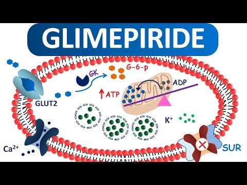 Glimepiride and metformin tablets