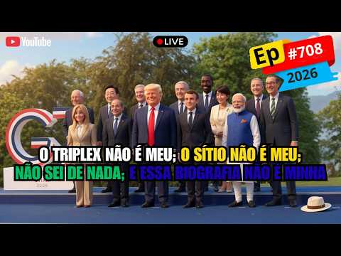 EP#708 - LULA DIZ QUE NÃO É ESQUERDISTA! HUAUHAHUAHUAHUA