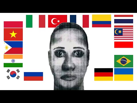 Selene Delgado in different languages meme