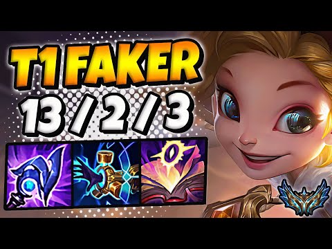 T1 Faker Zoe MID vs Leblanc - Patch 12.9 Korea Challenger ✅