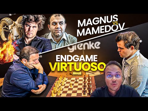 Magnus Carlsen's most beautiful endgame | Mamedov vs Carlsen | Grenke Chess 2025